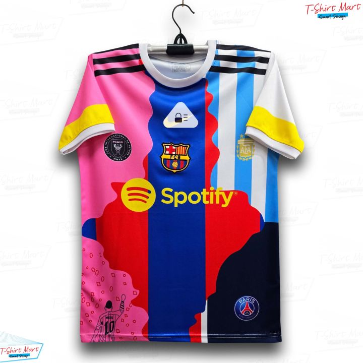 Messi Thai Premium Football Jersey For Man - Half Sleeve T Shirt - Argentina Football Jersey 2026/2027