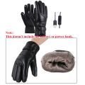 Electric Heated Gloves Rechargeable USB Hand Warmer Heating Gloves Winter Motorcycle Thermal Touch Screen Bike Gloves Waterproof.