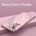 Fashions High Quality Casing for Xiaomi Redmi 10 Solid Color Straight Edge 6D Plating Phone Case Soft Cover.