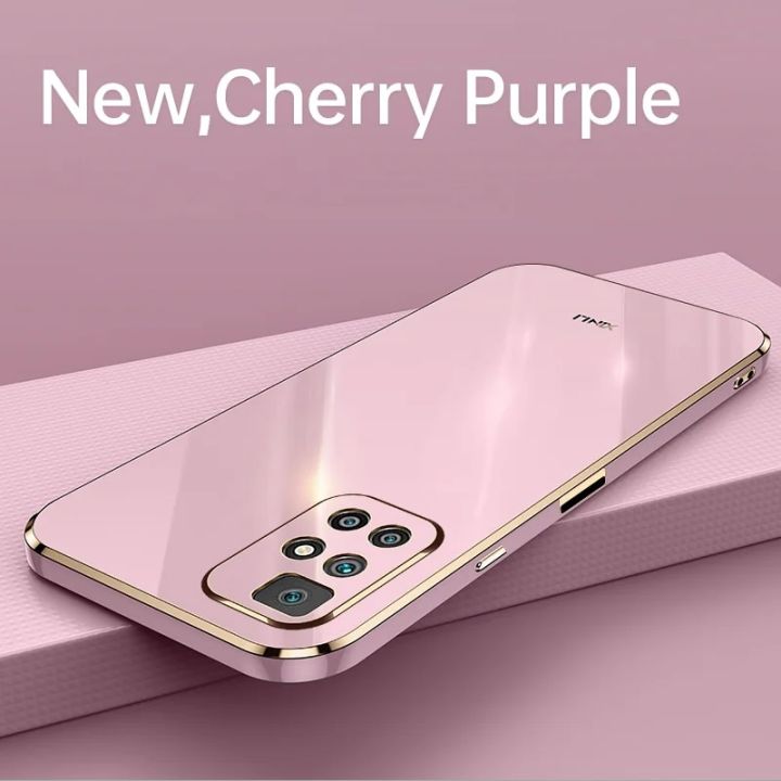 Fashions%20High%20Quality%20Casing%20for%20Xiaomi%20Redmi%2010%20Solid%20Color%20Straight%20Edge%206D%20Plating%20Phone%20Case%20Soft%20Cover%20-%20Image%202