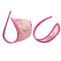 Invisible C-shaped pants for both men and women, fun underwear, transparent lace couple underwear set, exposed buttocks thong. 