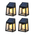 4PCS Solar Outdoor Light Garden Sunlight Wall Lamp Home Villa Balcony Wall Light Terrace Decorative Atmosphere Lights Easy Install. 