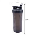 600ml Protein Powder Shaker Bottle with Scale Portable Water Bottle Protein Powder Shake Cup for Gym Ffitness Shaker Slushy Cup. 