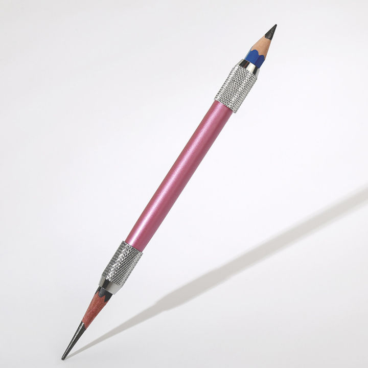 Metal%20Double%20Head%20Color%20Pencil%20Extender%20Adjustable%20Holder%20Sketch%20School%20Office%20Painting%20Art%20Supplies%20Writing%20Tool%20-%20Image%207