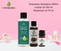 Vishmanni Shampoo 200ml  Castor oil 100 ml Rosemary oil 10 ml Combo for hair growth and reduce hair fall. 