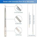 Ceiling Fan Cleaning Brush | Microfiber Fan Duster Long Handle | Fan Cleaning Flexible Mop for Home, Car, Kitchen, Office | Extendable Duster. 