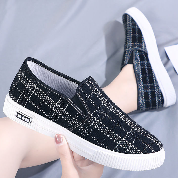Trendy%20shoes,%20spring%20and%20autumn%20new%20cloth%20shoes,%20women's%20canvas%20shoes,%20student%20shoes,%20one-footed%20jumps,%20versatile,%20casual%20flat%20fashion%20women's%20single%20shoes%20-%20Image%202