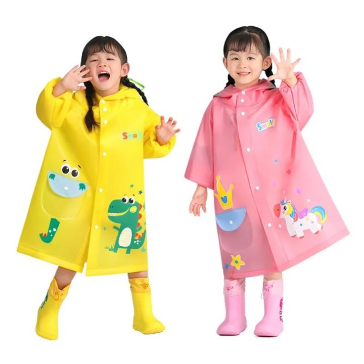 Waterproof Student Raincoat for Kids – Boys and Girls Waterproof Rain Coat