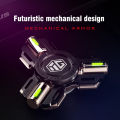 Fidget Spinner Metal Alloy Luminous Long Lasting Fingertip Gyro EDC Spinning Top Stress Relief Toys for Adults Kids.