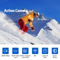1080P action camera waterproof and anti hake wide. 