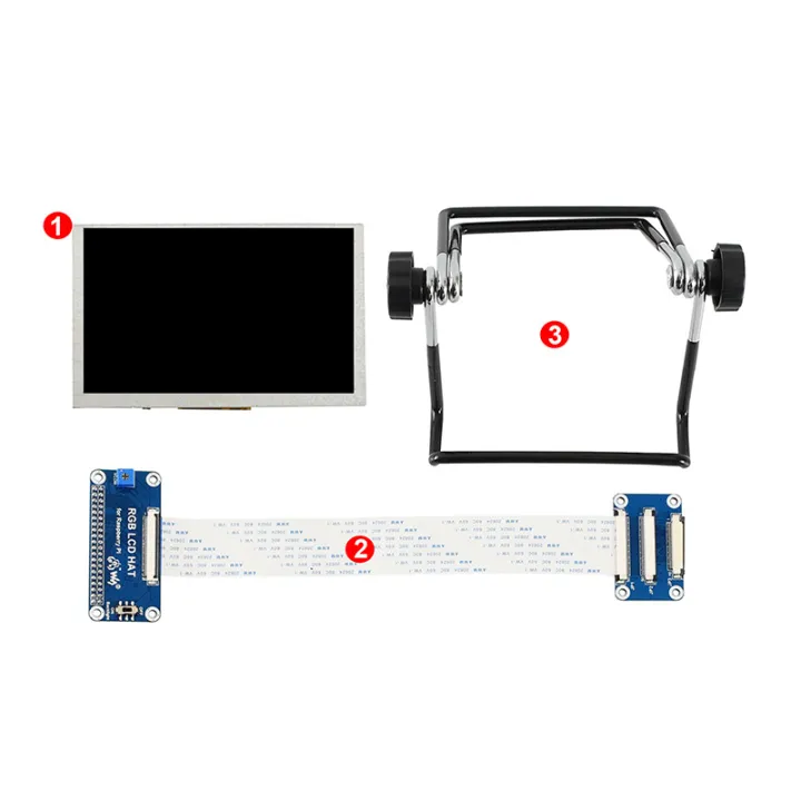 Waveshare%20Raspberry%20Pi%204th%20generation%20B/zero%205-inch%20LCD%20display%20DPI%20display%20IPS%20screen%20-%20Image%204