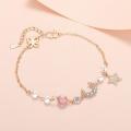 All Season Layered Butterfly Choker Necklace for Girls – Alloy & Faux Pearl Fashion Jewellery with Ring Detail.