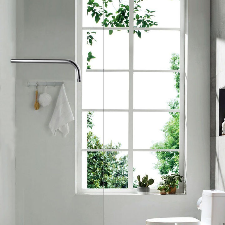 Chrome%20Polished%20Stainless%20Steel%20L-Shaped%20Shower%20Arm%20Extension%20for%20Rainfall%20Shower%20Head%20-%2012%20inch%20Length%20-%20Image%204