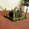 Ermakova Metal Taj Mahal statue World famous Landmark Building Model Office Desktop Decoration Gift - Sustainable Option. 