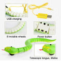 RC Remote Control Snake Toy For Cat Kitten Egg-shaped Controller Rattlesnake Interactive Snake Cat Teaser Play Toy Game Pet Kid. 