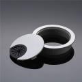 60mm Computer Desk Grommet Table Cable Wire Outlet Cord Plastic Hole Cover Cap. 