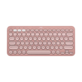 Logitech Pebble Keys 2 K380S Bluetooth Multi Device Tonal Rose Keyboard #920-011755. 