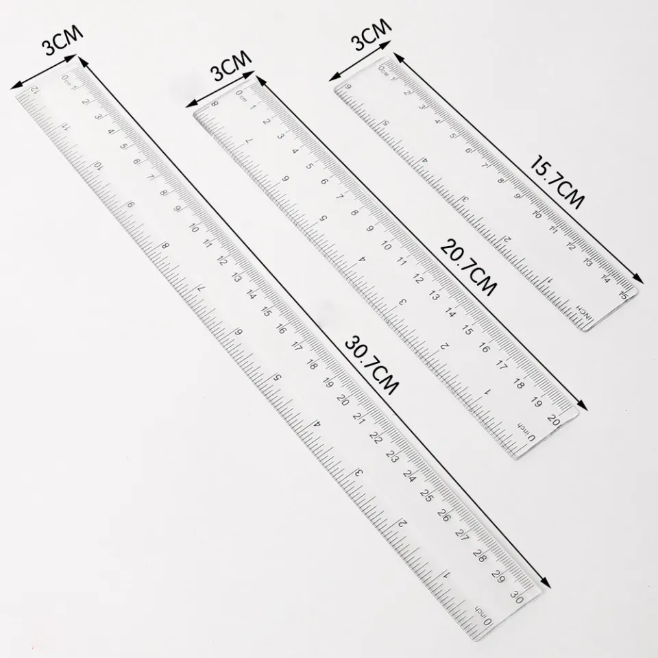 Rulers For School 50 Pack Black Plastic Rulers - 12 Inch Standard ...