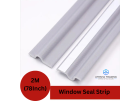 Window Seal Tape, Self-adhesive gap sealer, Windproof Foam Door Dust Stopper Rubber Strip for Sliding Windows 2Meter.