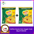 Saffola Masala Oats Veggie Twist 38g 2pc. 