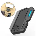 4 in 1 Bluetooth PUBG Gaming Keyboard Mouse Converter Combo for Smartphone and PC - Black. 