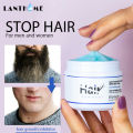 Natural Hair Inhibitor Cream Rapid Hair Removal Serum Painless Stop Hair Growth Mild Non-irritating Skin Care Body Beauty 50g. 