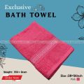 Exclusive Bath towel / Guest towel Cotton primium towel 28 inch * 56 inch red Blue pink Olive shower  towel. 