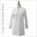 Female Medical Aprons With Cotton Fabric - Stay Comfortable During Medical Duties With This Apron Made From Cotton Fabric - Perfect For Female Doctors. 