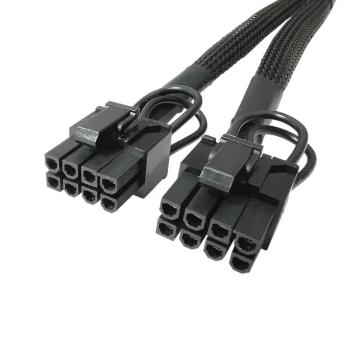 Pure%20Copper%2020cm%20GPU%20PCIE%206%20Pin%20Female%20To%20Dual%202X%208%20(6+2)%20Pin%20Male%20PCI%20Express%20Power%20Adapter%20Braided%20Y-splitter%20Extension%20Cable%20-%20Image%203