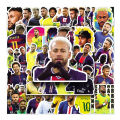 Waterproof Football star Stickers Pack- 50pcs Graffiti Stickers for Kids Adults DIY Laptop Phone Luggage Guitar Car Decoration. 