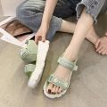 Internet Celebrity Little Daisy Sandals Fairy Style ins Tide 2024 Summer New Sports Platform Roman Shoes. 