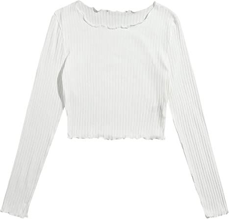 Ladies lattus plain Long Sleeve Crop Top
