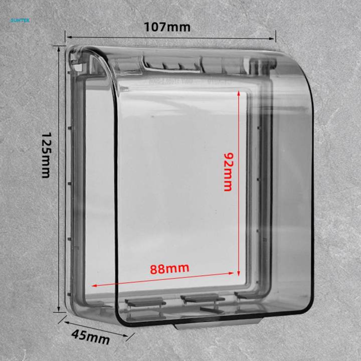 Electrical%20Outlet%20Cover%20Dustproof%20Outlet%20Covers%20for%20Kitchen%20Hotel%20Restaurant%20-%20Image%204