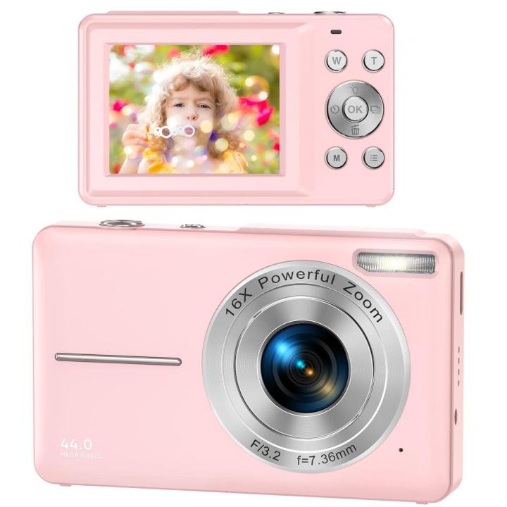 Digital Camera, Kids Camera FHD 1080P 44MP Photography Camera with