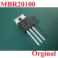 Better Quality MBR20100 Diode MBR20100CT MBR20100C 20A 100V Schottky Diode TO-222 MBR 20100 Power Rectifier Chip 3 Pin Leads. 