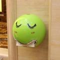Softly Honana Cute Eyes Stickers Portable Cute Durable Wall Mounted Bathroom Paper Roll Holder Toilet Tissue Box. 