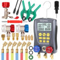 KOGEEK Pressure Gauge Refrigeration Digital Vacuum Pressure Manifold Tester Meter HVAC Temperature Tester. 