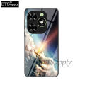Phone case Tecno Spark Go 2024 Couple Starry Moon MiMirrorGlass Protector Meteor Start Back cover Tecno Spark Go 2024 case. 