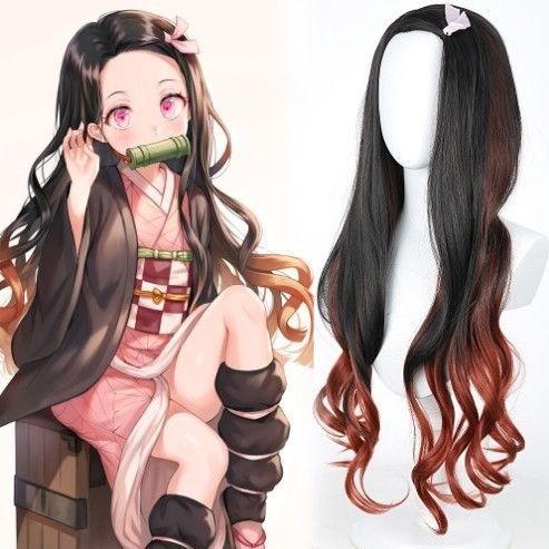 Kimetsu%20No%20Yaiba%20Stove%20Door%20Nezuko%20wig%20Black%20Gradient%20Orange%20Long%20Curly%20Hair%20Color%20Matching%20Anime%20cos%20Wig%20Full-Head%20Wig%20-%20Image%204