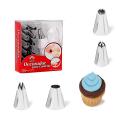 12 Piece Cake Decorating Set Frosting Icing Piping Bag Tips with Steel Nozzles. Reusable & Washable. 