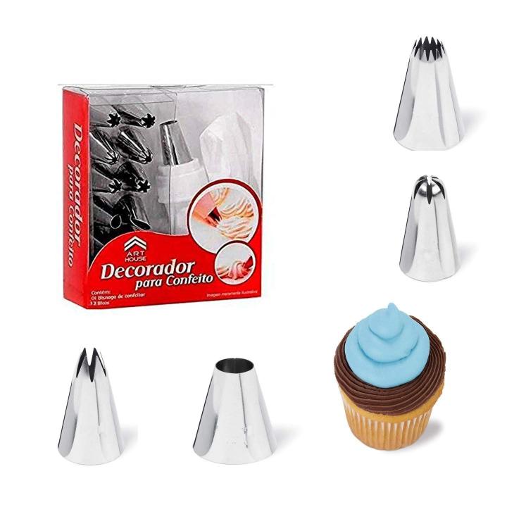 12%20Piece%20Cake%20Decorating%20Set%20Frosting%20Icing%20Piping%20Bag%20Tips%20with%20Steel%20Nozzles.%20Reusable%20&%20Washable%20-%20Image%202