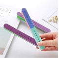 Nail Polishing Tools 6 Sided Long Straight Round Nail Buffer Sanding File for DIY Beauty 1 pc.