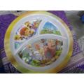 Melamine Baby Round Shape Divided Plate-1 Piece Multi Color. 