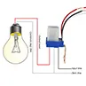 DC 12V 24V 110V 220V 50-60Hz Auto On/Off Light Sensor Switch Photoswitch. 