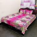 Digital Home Tex 8.5/7.5 Feet Double Size Bedsheet with Two Pillow Covers - Elegant Design - Cozy Bedding - Stylish and Attractive Choice. 