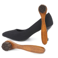 1Set Horsehair Shoe Brush Shine Kit Shoe Polish Kit Leather Shoe Cleaning Brush Care Clean Tool Shoe Dust Remover Shoe Brush.