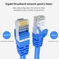 Ethernet Cable Blue Compatible With Cat 5/5e/6 High-quality High Speed With 2 Rj45 Connectors For Laptop Router Network Cable. 