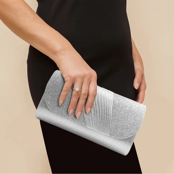 Women%20Evening%20Clutch%20Bag%20Female%20Crystal%20Day%20Clutch%20Wedding%20Purse%20Party%20Banquet%20Black%20Silver%20Clutches%20Bag%20Sequin%20Shoulder%20Bag%20-%20Image%202