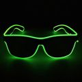 High-definition Lenses Sunglasses Plastic Sunglasses Neon Glow Party Sunglasses with Led Lights for Kids Adults Hop for Ktv.