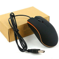 LENOVO-M20 Wired USB Gaming Mouse - Desktop Optical Mouse Usb Wired Compatible With Windows Pc Desktop Computer and Laptop Black. 